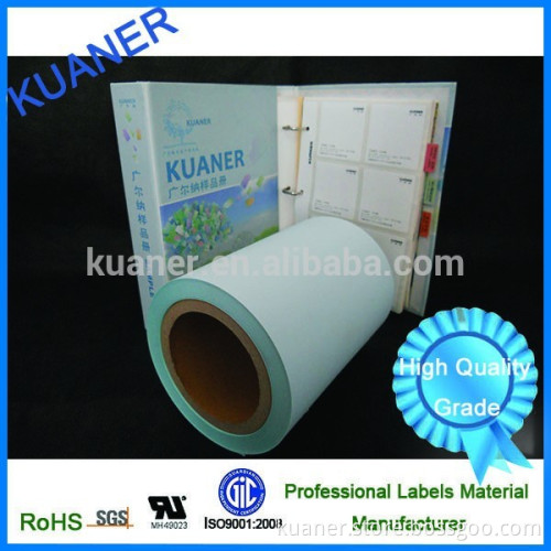 38mic PP syntheitc paper with adhesion for labels stock